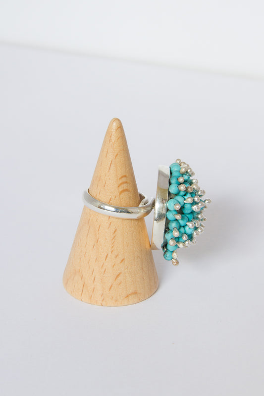 Anillo Coral Turquesa