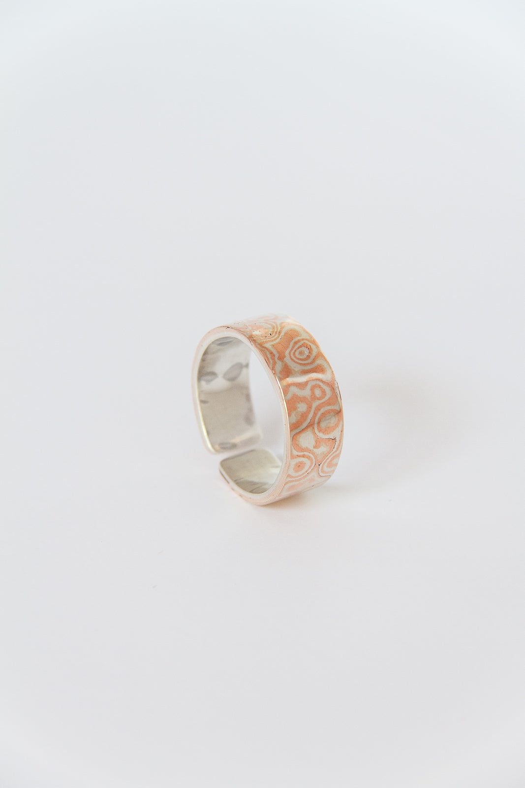 Anillo Mokume