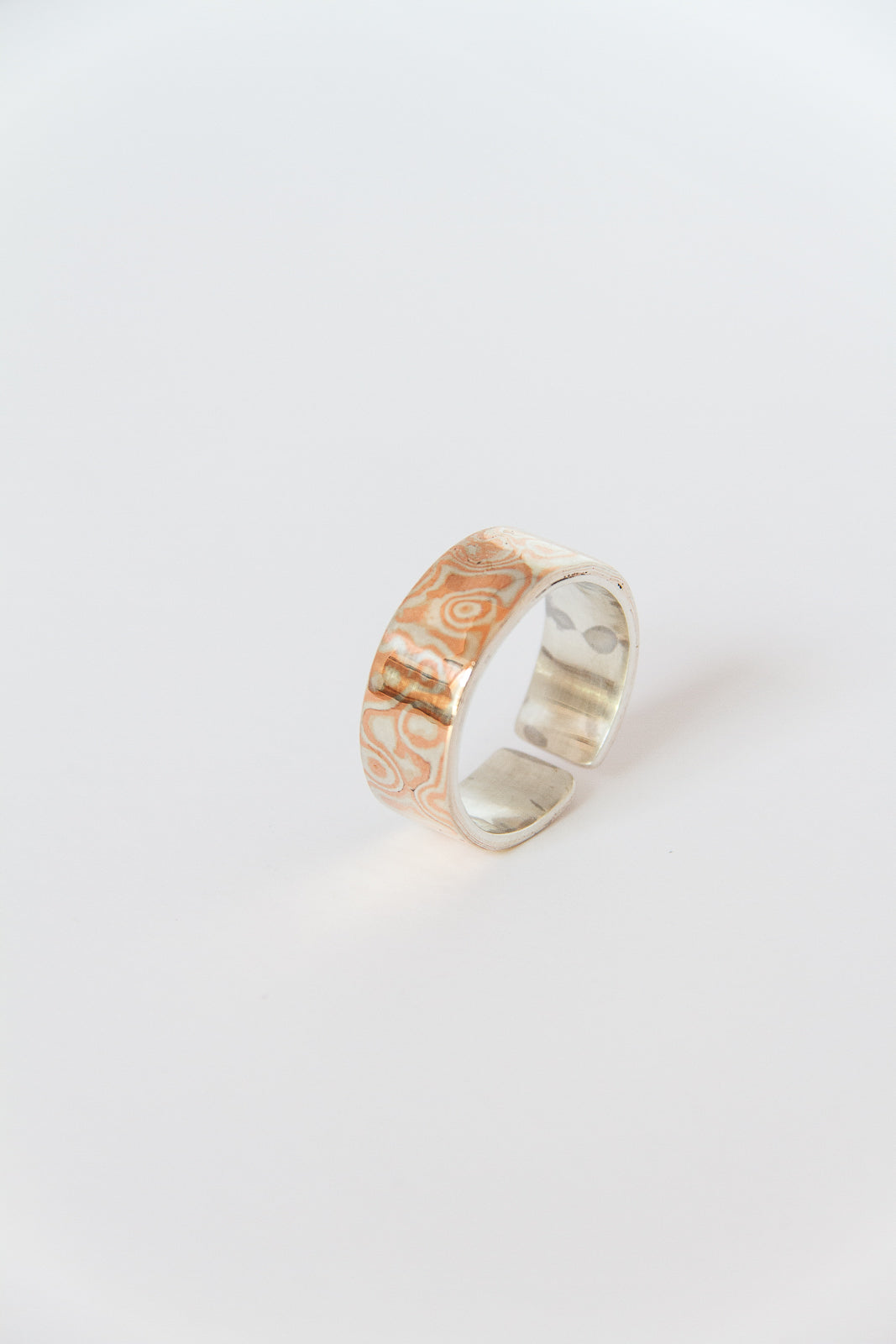 Anillo Mokume